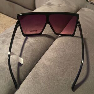 Stylish Black and Pink Sunglasses